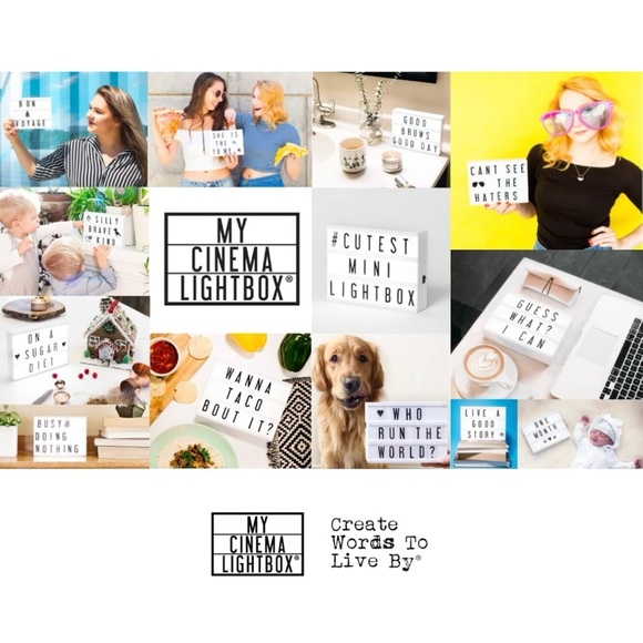 My Cinema Lightbox - Mini LED Marquee Light Box + Bonus Pack NEW BNIB - Picture 4 of 11